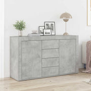 Credenza-Buffet-Armadio da cucina Grigio cemento 120 x 36 x 69 cm Legno multistrato