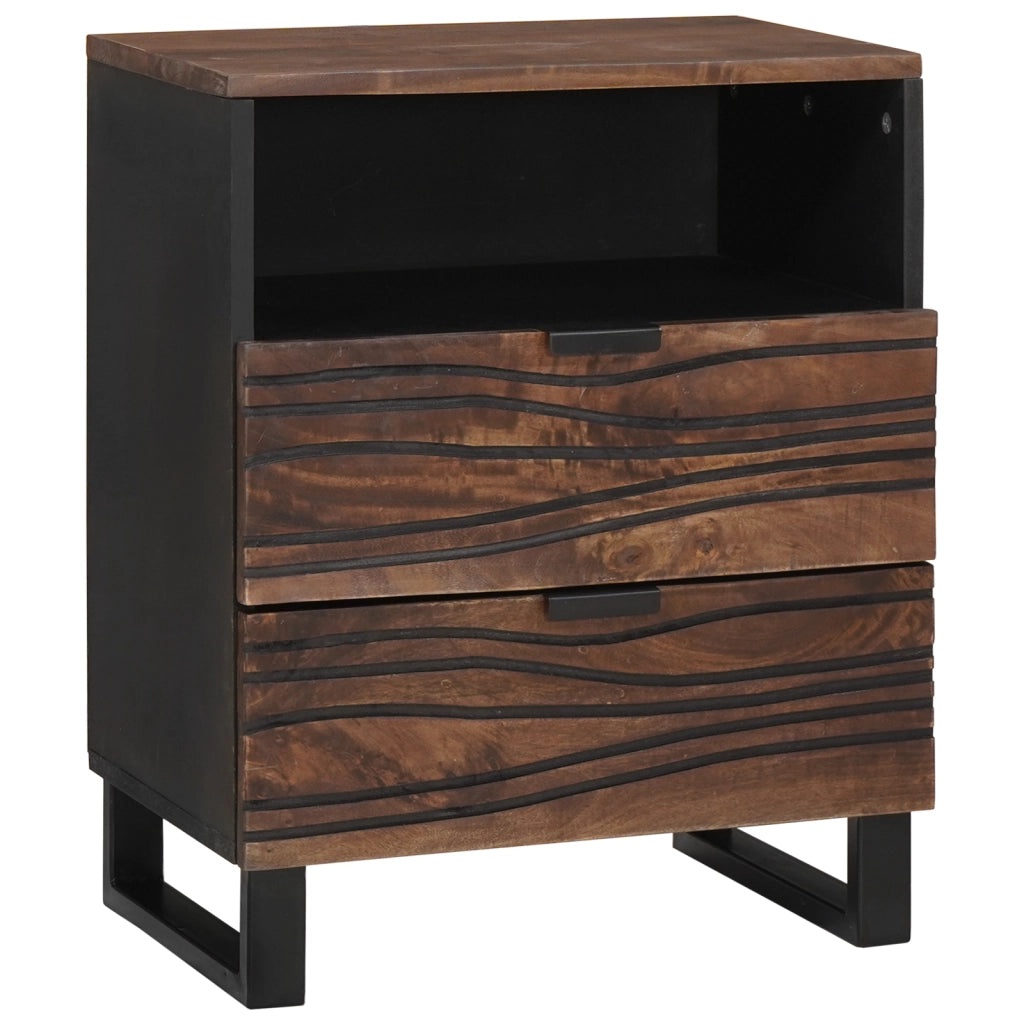 Armadio 50x33x60 cm in legno massello di mango e legno ingegnerizzato
