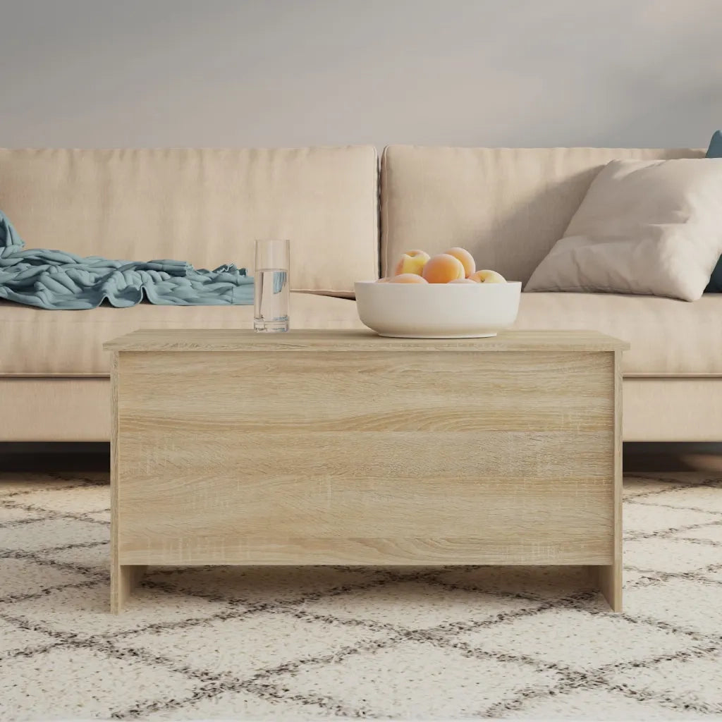 Tavolino Rovere Sonoma 102x55,5x52,5 cm in Legno Multistrato 809668