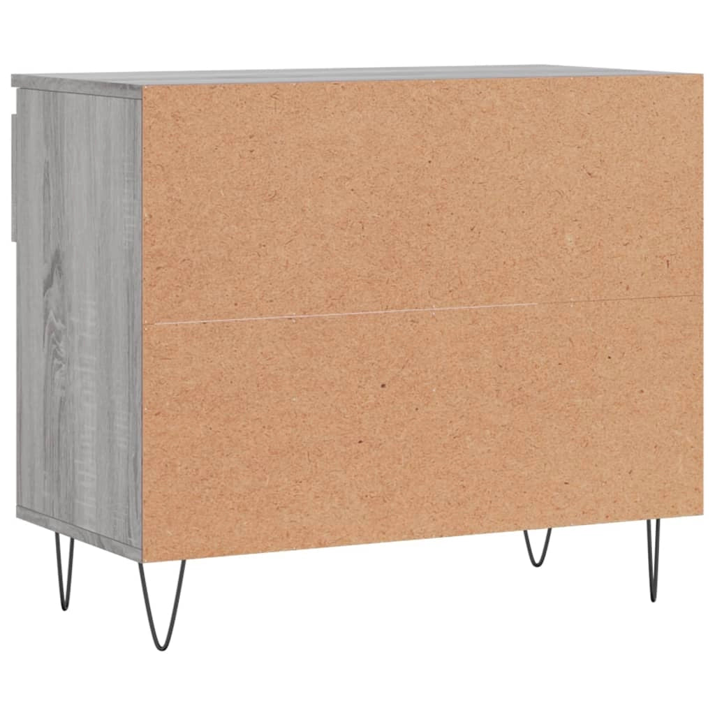 Scarpiera mobile contenitore per scarpe mobile per ingresso/corridoio/soggiorno design Sonoma 70 x 36 x 60 cm legno ingegnerizzato grigio 02_0022092