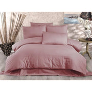 Completo letto - 1 copripiumino 220 x 240 cm + 2 federe 60 x 60 cm - 80% cotone, 20% poliestere - Cipria