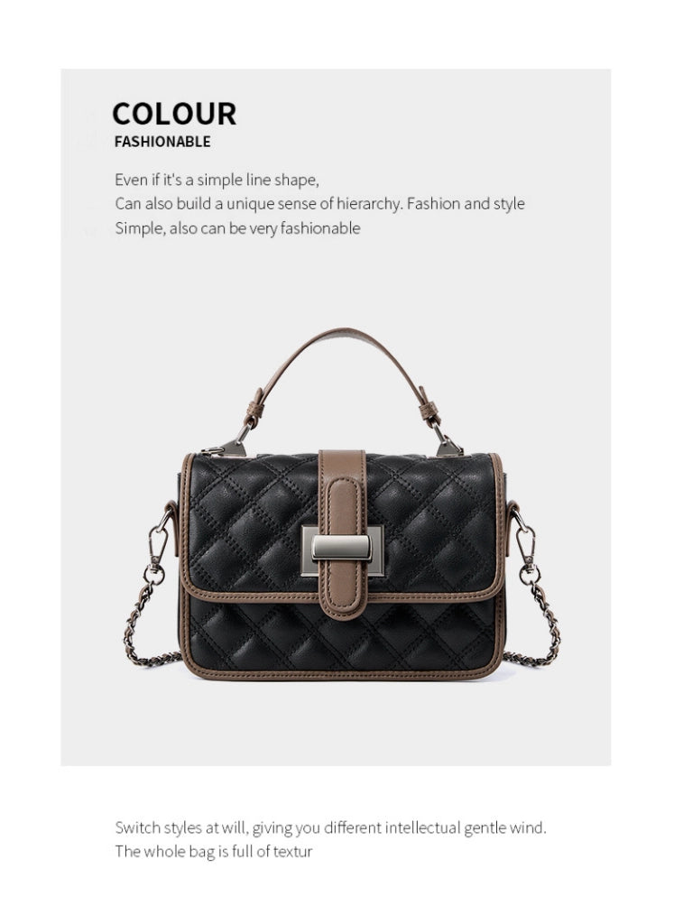 Borsa tote LOVEVOOOK in vera pelle da donna, borsa a tracolla grande nera