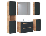 Mobile sottolavabo 80 cm 2 cassetti Aruba Cosmos 80 x 59 x 46 cm