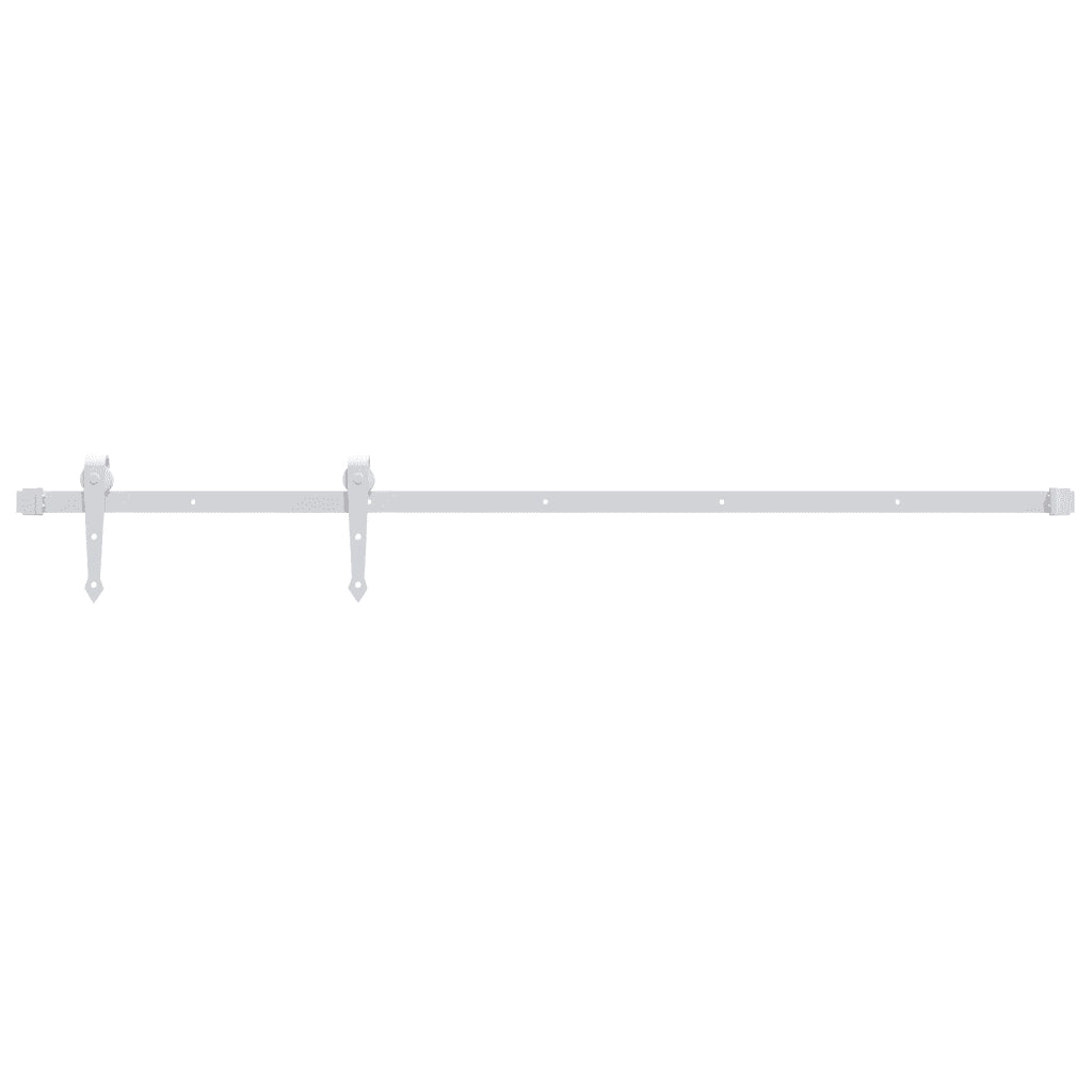 Kit Accessori per Porta Scorrevole 200 cm in Acciaio Bianco CFW5821332