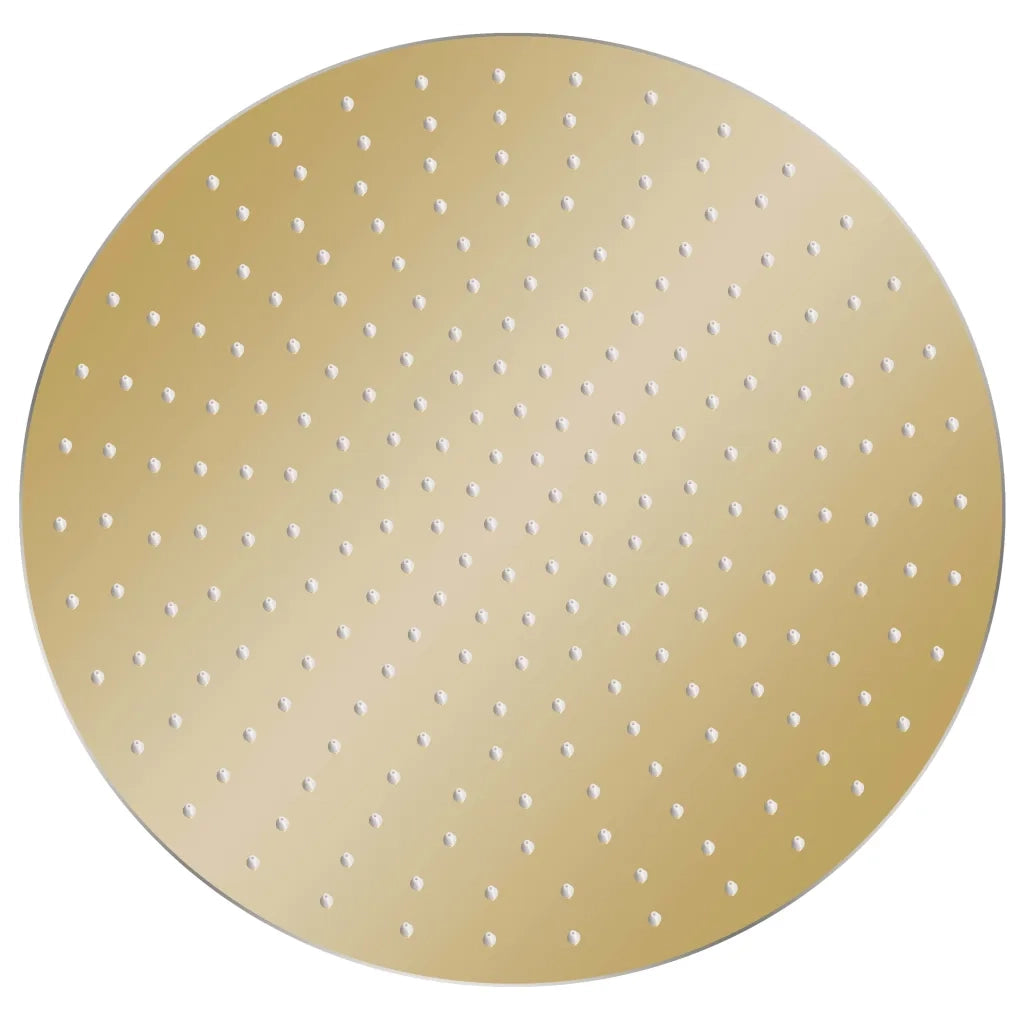 Testa Doccia a Pioggia in Acciaio Inox 50 cm Rotonda Oro 147707