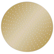 Testa Doccia a Pioggia in Acciaio Inox 50 cm Rotonda Oro 147707