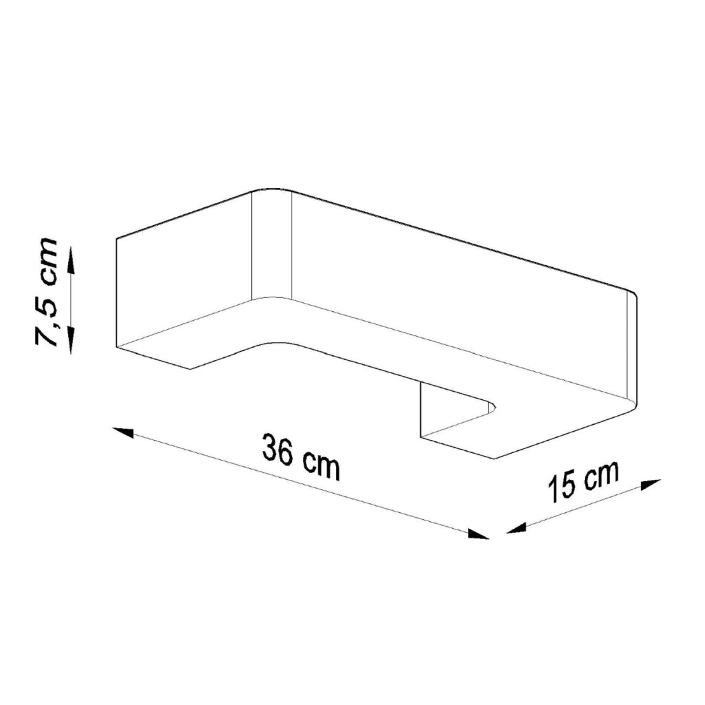 Applique ceramica bianca 2 luci E27 Pure Lume PU.0034