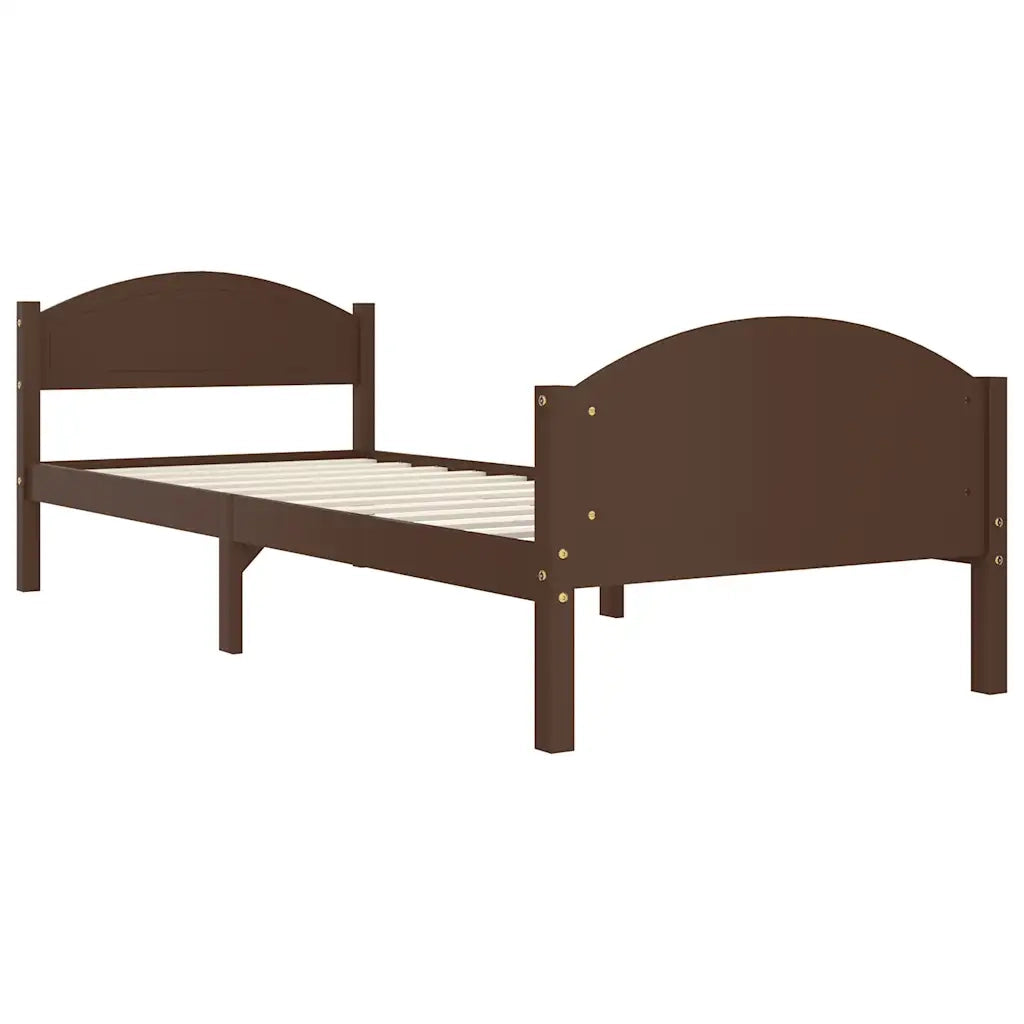 Giroletto Marrone Scuro in Legno Massello di Pino 100x200 cm cod mxl 59048