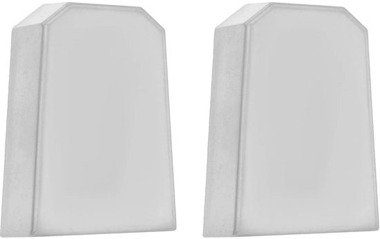 Supporto per retrovisore 2 pezzi - Base di montaggio 28 x 25 x 4 mm - Compatibile con Misura 1 - Leggero - Resistente agli urti - Per dashboard camera - Supporto per specchietto retrovisore