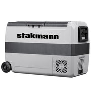 Frigo Congelatore 50 L Compressore Portatile con Ruote AC/DC 12V/24V Frigorifero 220V Bianco e Grigio