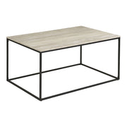 Tavolino Vita, Beige, Metallo, 60x90x45 cm