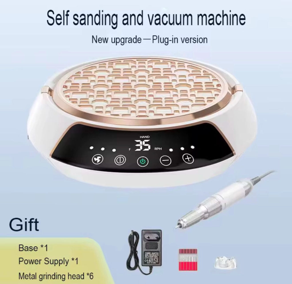Fresa Per Unghie Manicure Pedicure Professionale 3500 giri 80W Display ZSDQ-805