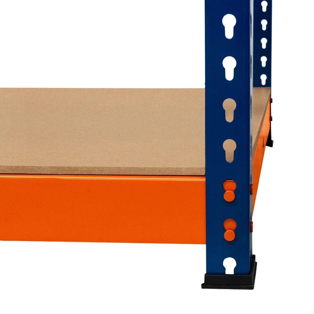 Scaffalatura a 4 Rpiani Resistente 300kg Magazzino Officina di stoccaggio - S-Rax