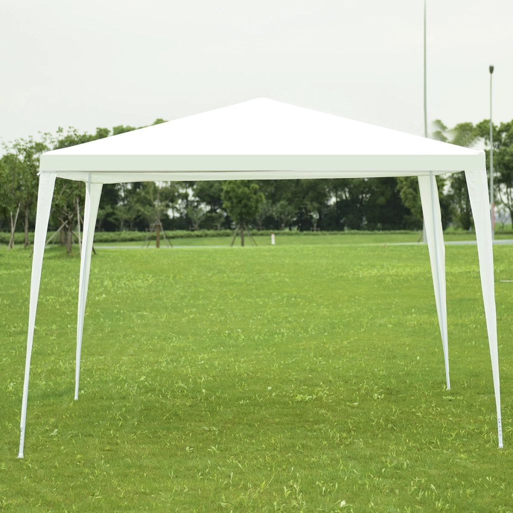 Tendone da esterno 3x3m con gambe rinforzate picchetti corde per vento, Gazebo robusto per feste e matrimoni-Gazebo