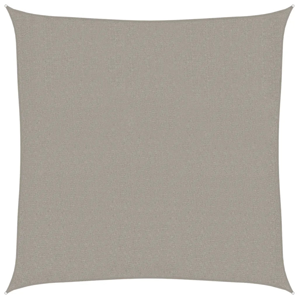 Vela Parasole 160 g/m² Quadrata Grigio Chiaro 2x2 m in HDPE 4001964