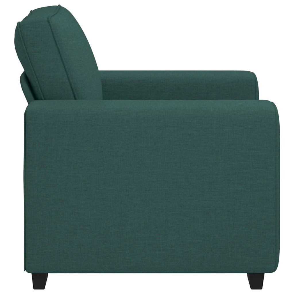 Divano Sedia-Poltrona Verde Scuro 100x77x82 cm in Tessuto