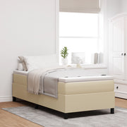 Letto a Box Verde Chiaro Grigio 100x200 cm Tessuto a Velluto
