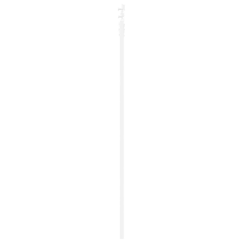 Set di Porte Scorrevoli  con Kit di Hardware Bianco 83x211 cm Legno Massello di Pino