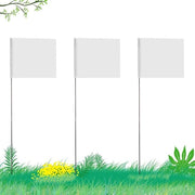 Bandierine da segnalazione 42 pezzi - 5,1 × 7,6 cm - con 35 cm