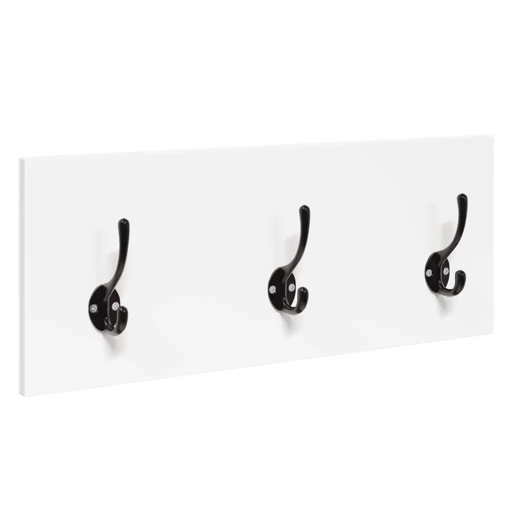 Set Mobili da Ingresso 4 pz Bianco in Legno Multistrato