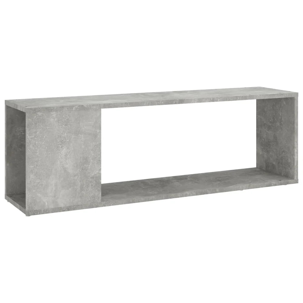 Mobile TV multimediale mensola TV credenza TV per sala da pranzo soggiorno camera da letto 100 x 24 x 32 cm legno ingegnerizzato grigio 02_0025430