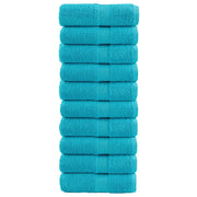 Asciugamani Ospiti SOLUND 10 pz Turchesi 30x50cm 600 g/mÂ²