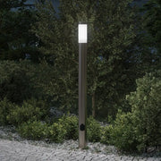 Lampada a paletto con presa elettrica 110 cm Acciaio Inox IP44 4006015