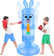 Sacca da karate gonfiabile per bambini - 66 pollici con tre livelli - utilizzo indoor e outdoor - regalo per Natale Pasqua compleanni - per ragazzi e ragazze - karate MMA