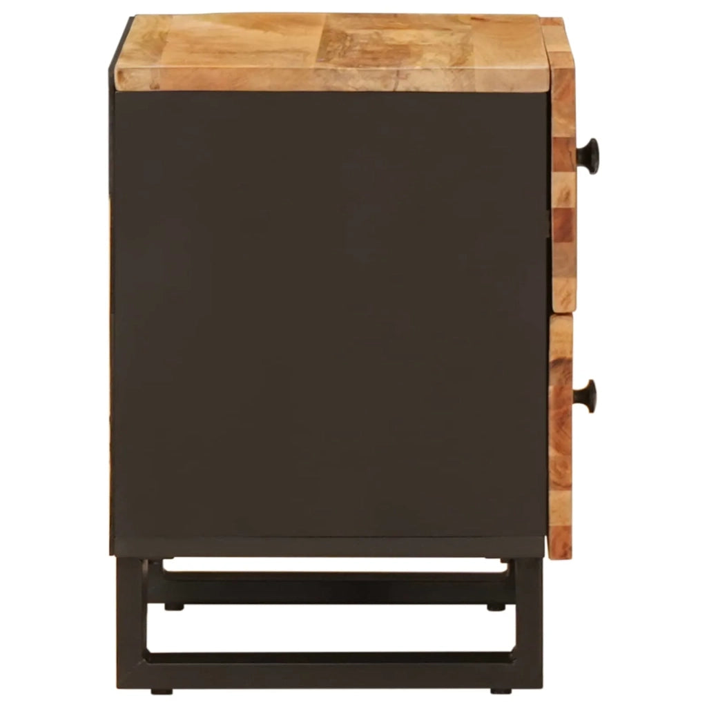 Armadio da Notte con cassetto Marrone 40 x 33 x 46 cm