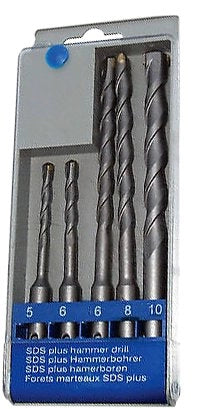SERIE PUNTE SDS-PLUS 5 pezzi - 5÷10 mm