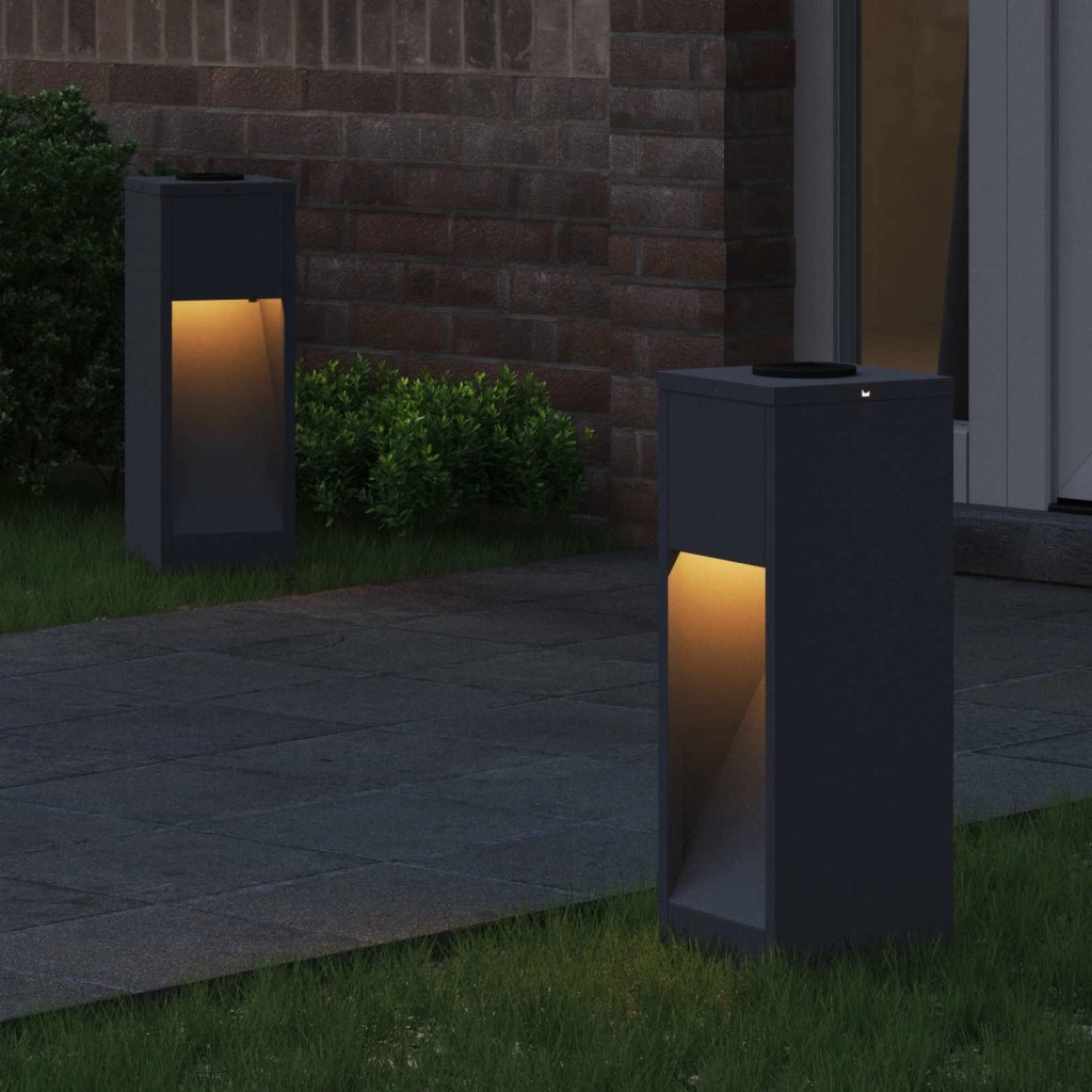 Lucina LED Solare da Percorso 2 pz Antracite CFW5943639