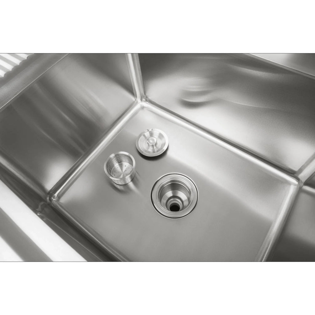 Lavello professionale in acciaio inox 120 cm 14_0005206