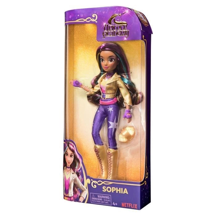 BAMBOLA SPIN MASTER 24 CM SOPHIA Unicorn Academy