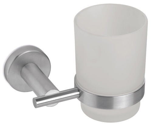 Porta Spazzolino da Parete in Acciaio Inox Satinato Nilo