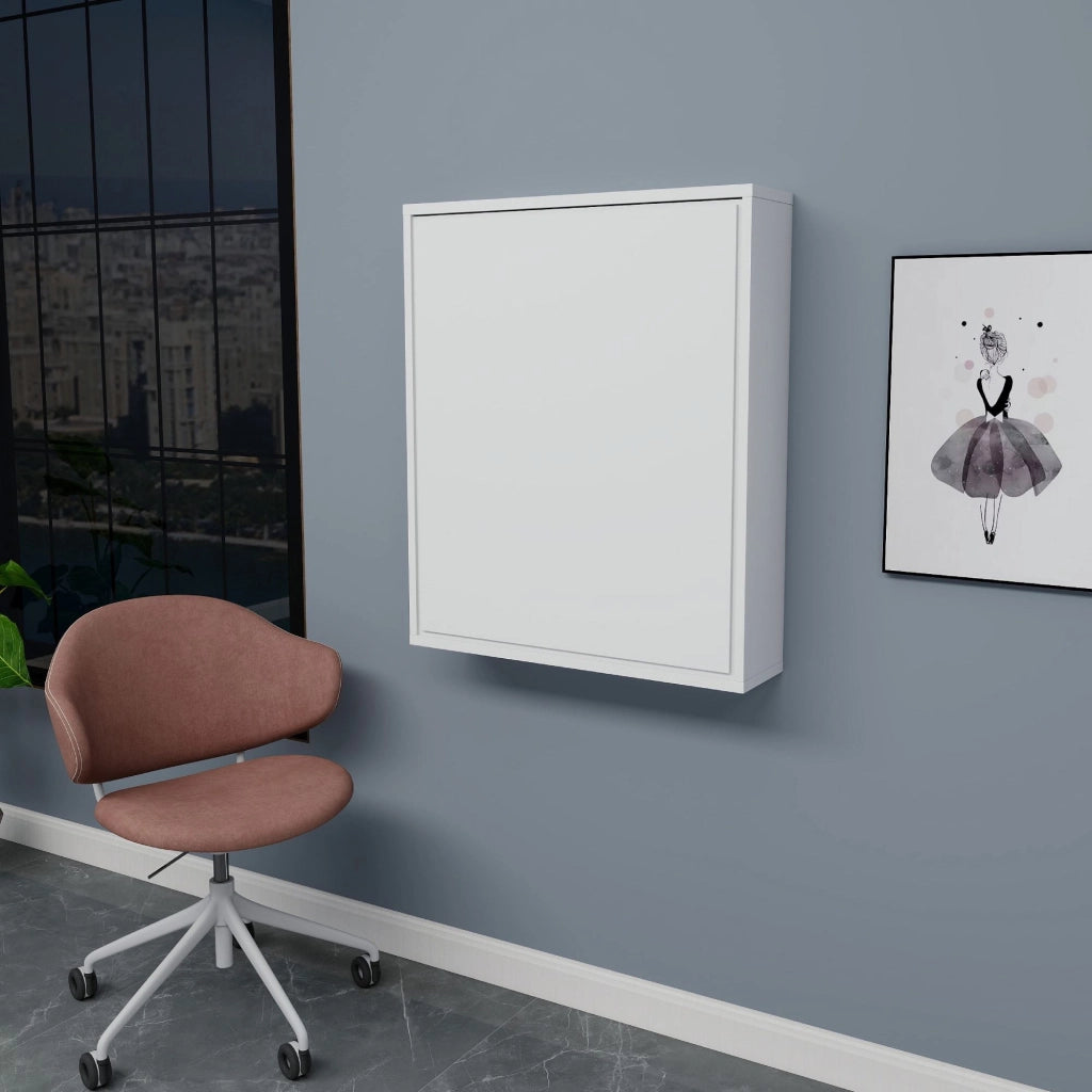 Tavolo da trucco in legno "Sedir" - 90 x 59 x 74 cm - Bianco
