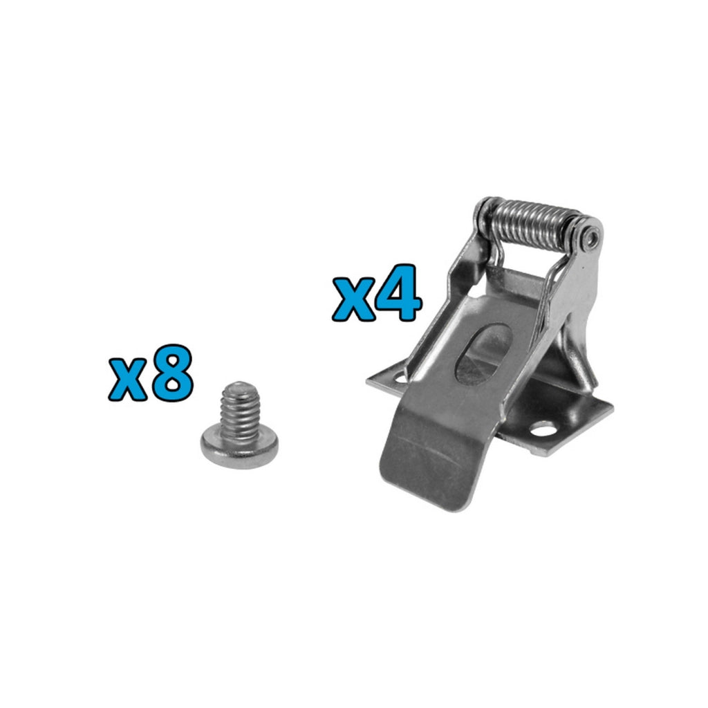 Alcapower Kit di installazione a incasso con fissaggio a molla per pannelli LED 600x600 mm, telaio in metallo per controsoffitti standard