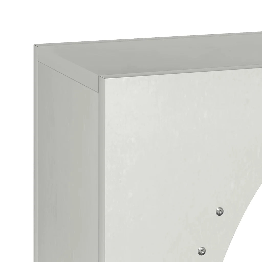 Rastrelliera per Legna da Ardere-Portalegna 50x23x100 cm in Acciaio Inox