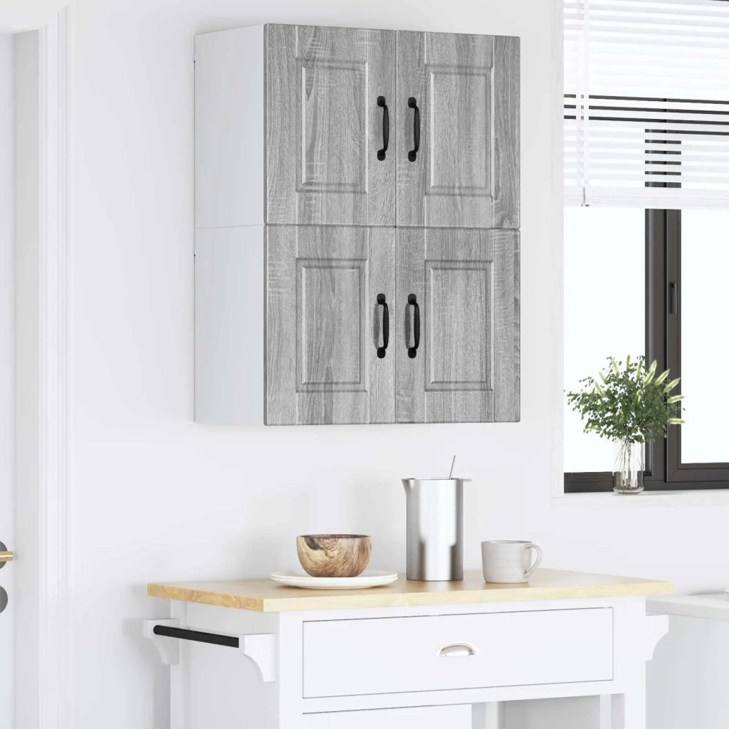 Pensile da cucina | Armadietto a muro PORTO 2 pz Grigio Sonoma 60 x 31 x 40 cm