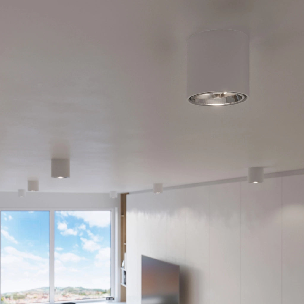 Faretto soffitto CILANO bianco metallo Pure Lume GU10