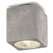 Plafoniera Vintage Ceramica Cemento 1 Luce E27