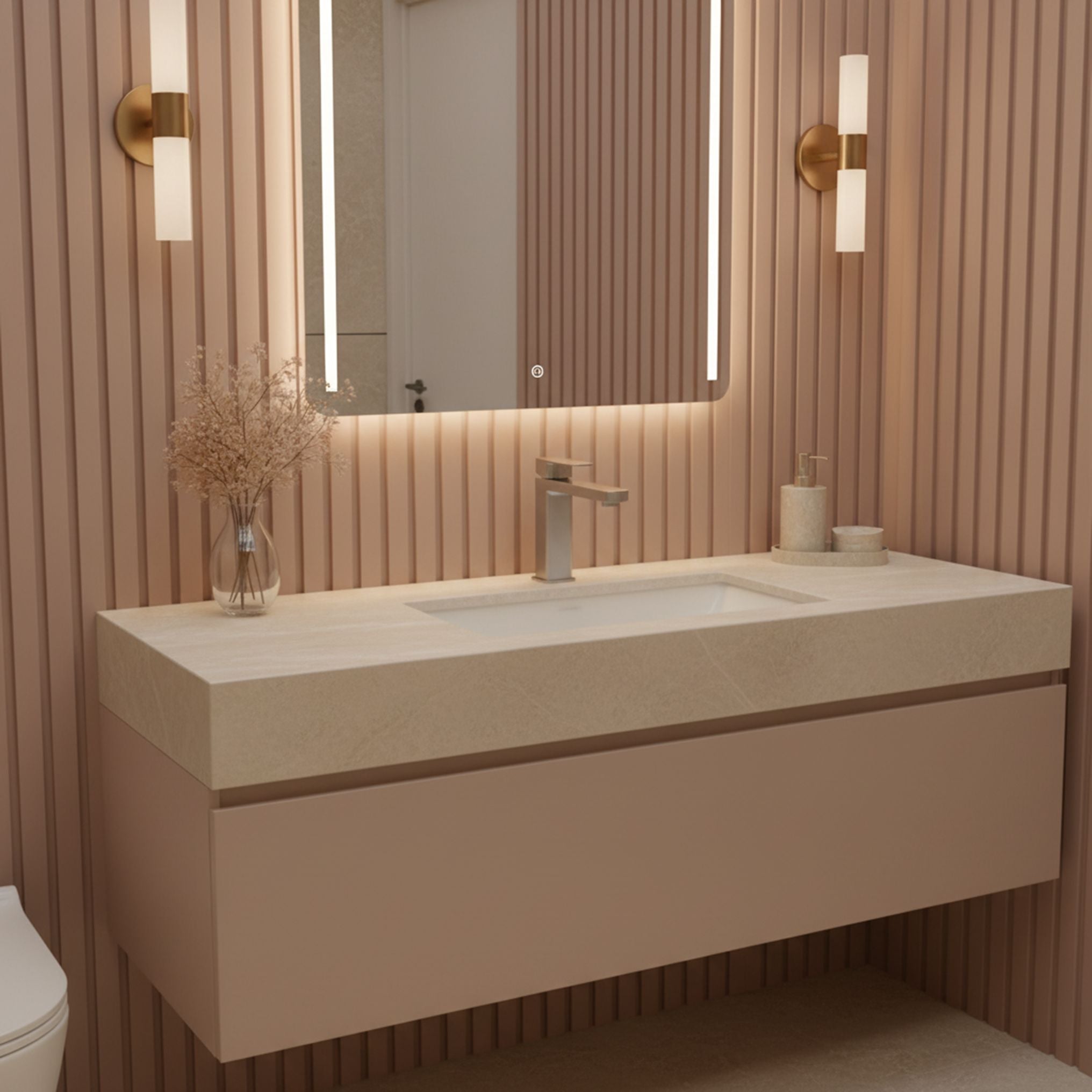 Rubinetto Da Bagno Rea Arlo Brush Nickle