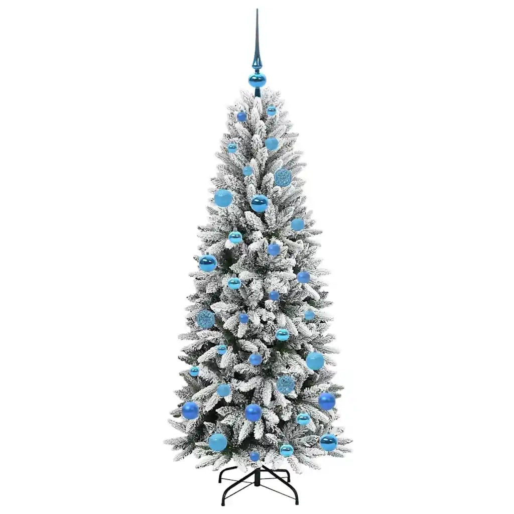 Albero di Natale | Decorazioni natalizie artificiale con 150 LED Bianco 150 cm