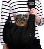 Borsa trasportabile per animali da compagnia - Adatta per passeggiate e attività all'aperto - Nero - Fino a 15 kg