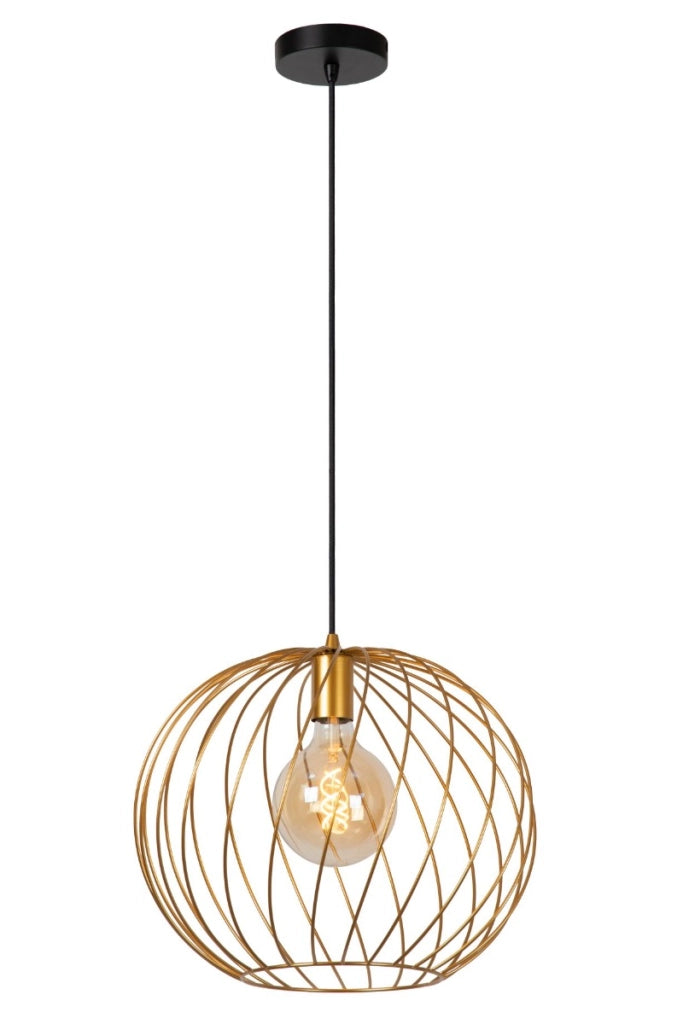 Lampada a sospensione Danza ottone Ø40cm E27 Lucide