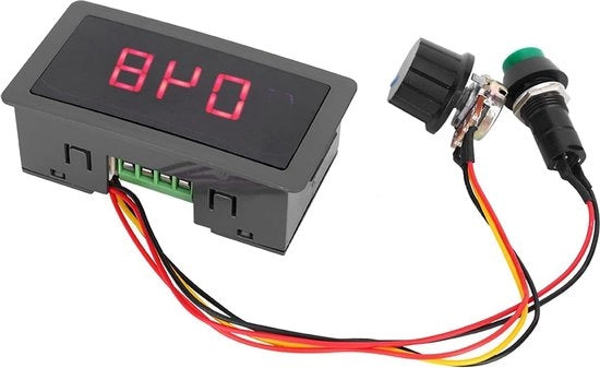 Regolatore di Velocità CCM5D PWM Senza Tappo Regolatore di Velocità - 6V 12V 24V Display Digitale Regolatore di Velocità Adattabile - Tensione Universale .