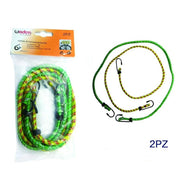Trade Shop - Set 2 Pz Cinghia Corda Portapacchi 1 Mt Per Bicicletta Bici Imballaggio Xc-1699 -