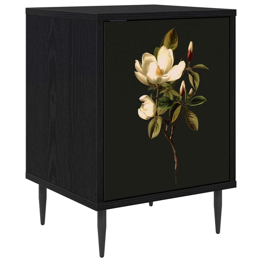 Armadio da Notte BREMEN Rovere Nero 36 x 33 x 51 cm 8007265