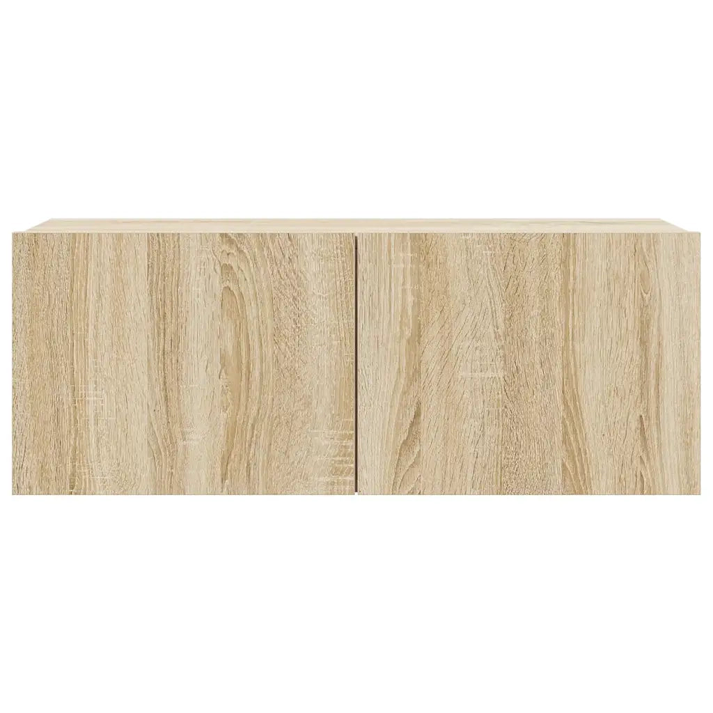 Set di Mobili Porta TV 4 pz-Credenza per TV Rovere Sonoma in Legno Multistrato 505571
