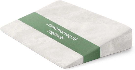 Matras per cuscino per letto e divano - reflusso e gerd - migliorata circolazione - alzamento della posizione - cuscino per gravidanza - Bianco 68x65x16