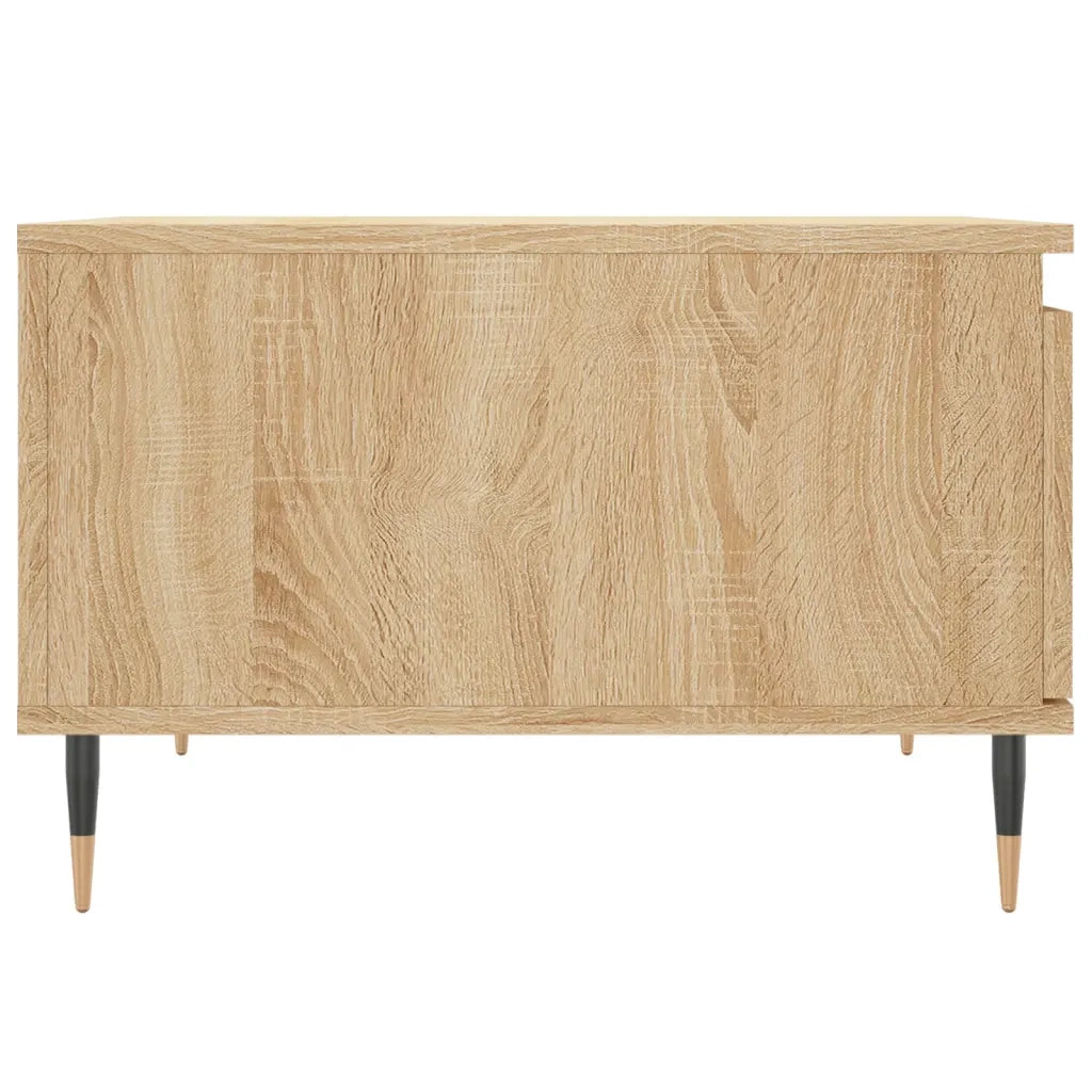 Tavolino Salotto Rovere Sonoma 55x55x36,5 cm Legno Multistrato 830751